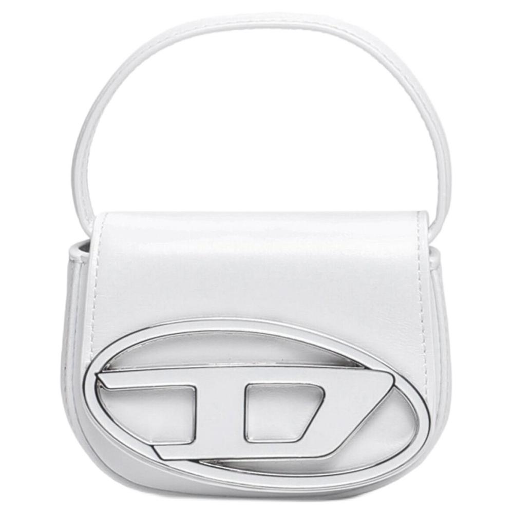 Diesel Letter Decoratie Verstelbare Schouderband Mode Casual Veelzijdig Leer Dingdang Tas Tote Crossbody Schoudertas Mini X08709PR818 Basic Set (Bag+Dust Bag)