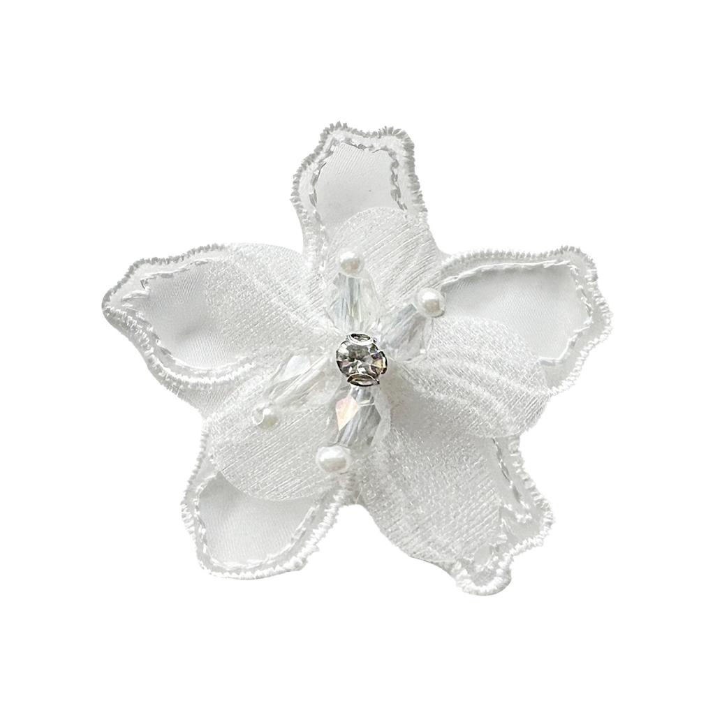 Eugen Yarn Multi-Layer Butterfly Bead Flower, Clothing Lace Accessories Decorative Flower