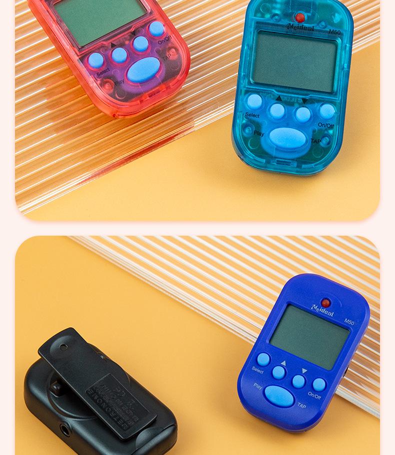 Wonderful M50 Mini Metronome: Electronic Rhythm Keeper for Piano, Guitar, Violin, and Guzheng.