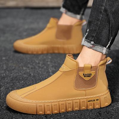 Fashion Men Comfort Autumn High Top Work Shoes Boots Are Lightweight  Versatile  and  Comfortable Daily High Top Boots