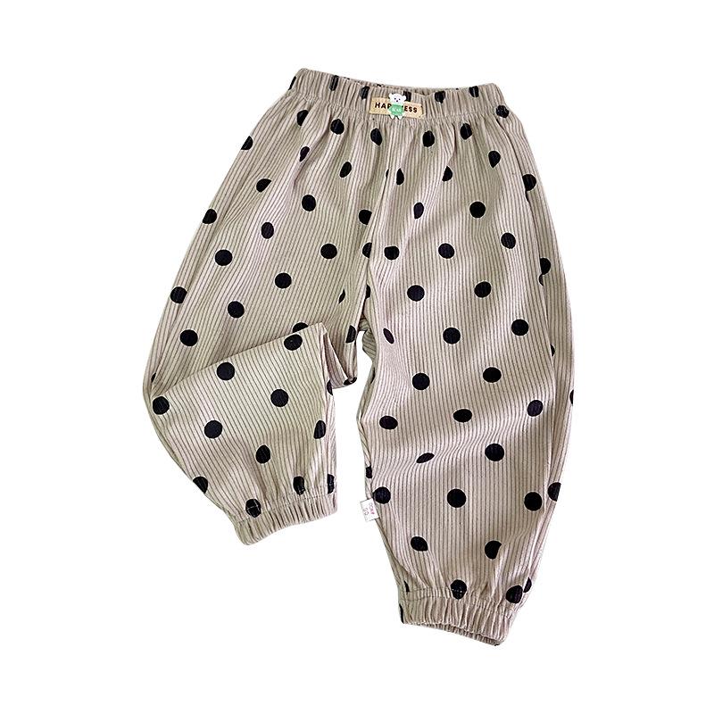 Pantaloni della tuta in pile per bambini in stile coreano - Abbigliamento sportivo casual