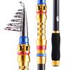 Sea Rods 1.8M-3.3M Telescopic Fishing Rod  Carbon Fiber Spinning Fishing Pole Carp Fishing Tackle