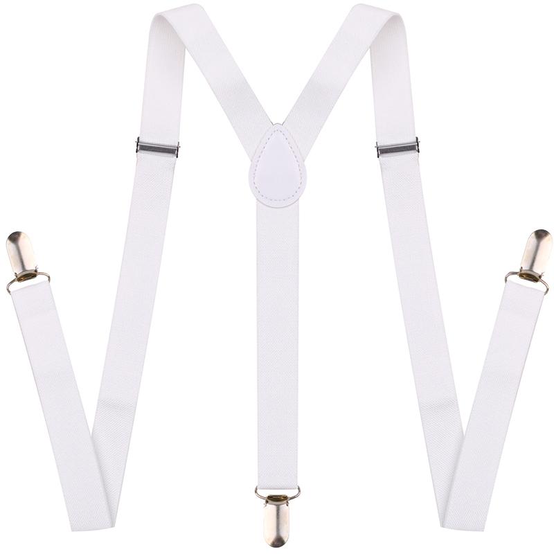

Мужские регулируемые эластичные подтяжки для брюк Y-образной формы шириной 1 дюйм, аксессуары для повседневной одежды, прочные металлические зажимы, унисекс