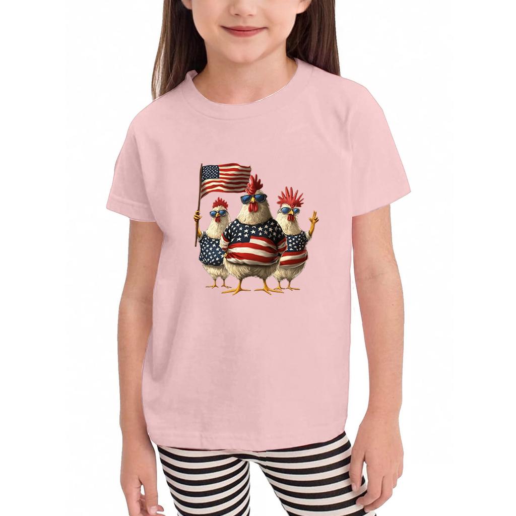 Kleinkind Mädchen Jungen T-Shirts Kinder Top Jungen und Mädchen Bedrucktes Kurzarm T-Shirt