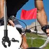 Stable Car Flag Pole Outdoor Flag Pole Bracket Base Flag Pole Display Holder  Car Handlebar Decor Bicycle Motorcycle Flagpole