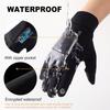 Winter Cycling Windproof Warm Gloves Waterproof Outdoor Bike Skiing Hiking Motorcycle Riding Gloves For Touch Screen Full Finger
