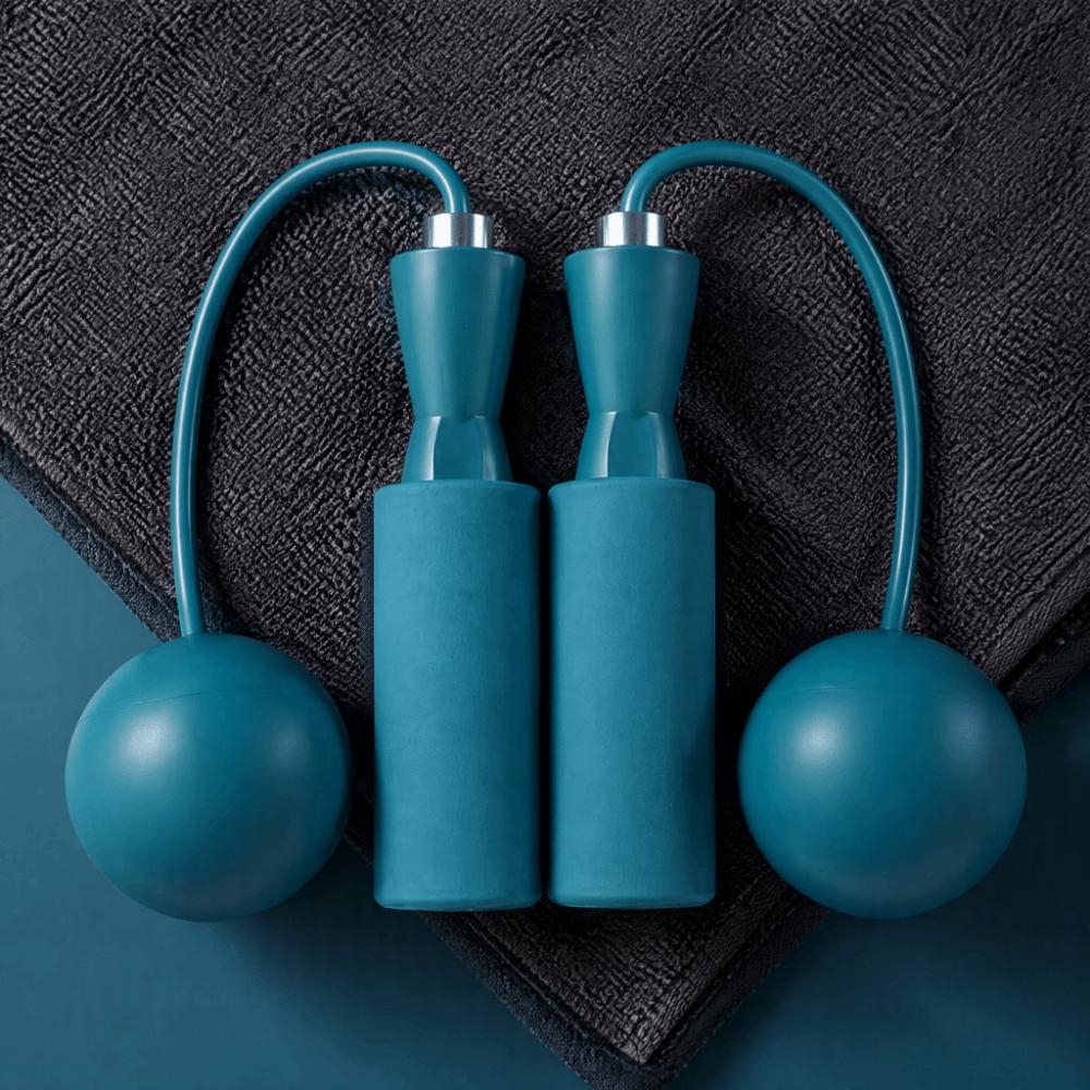 Blue Pink Color Option Weighted Jump Rope Cordless Skipping Rope Personal Fitness Practice