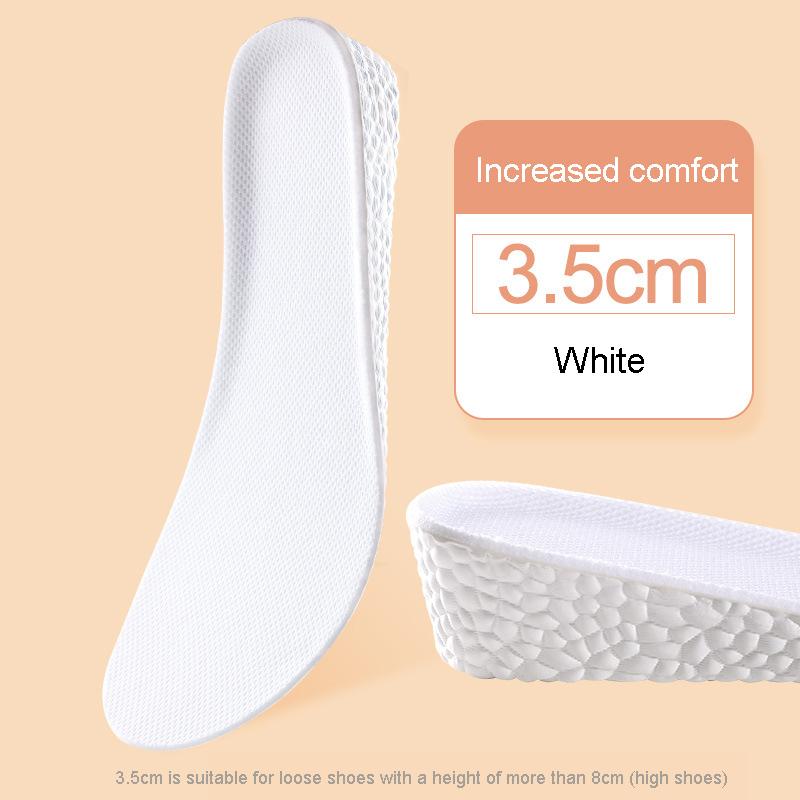 Insoles for Shoes Breathable Heighten Heel Insert Pad Cushion Unisex Height Increase Insole Boost Man Women's Shoes Sneakers New