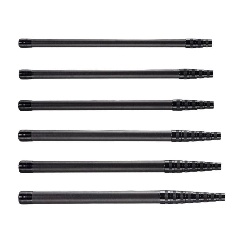 Kohlefaser-Fischkescherstange Angelgriffstangen Lange Fischernetze Teleskopgriff Klappstangen Langlebig