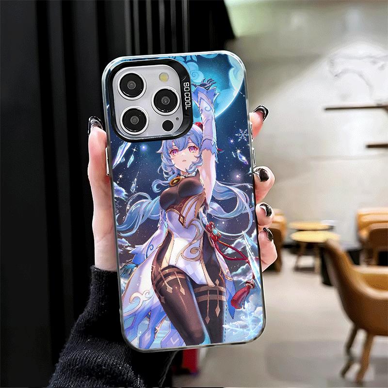 Genshin Impact Ganyu Soft Phone Case for iPhone 15 16 17 Pro Max 17Air 16E 14 Plus 13 12 Mini Shockproof Cover Back Shell