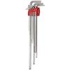 VESSEL (VESSEL) Hex Bar Ball Point L-type Wrench, Set of 9, Extra Long Type, 8309BP-XL
