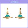 Heart Unique And Planet Alloy Earrings Fashionable Street Style Jewelry