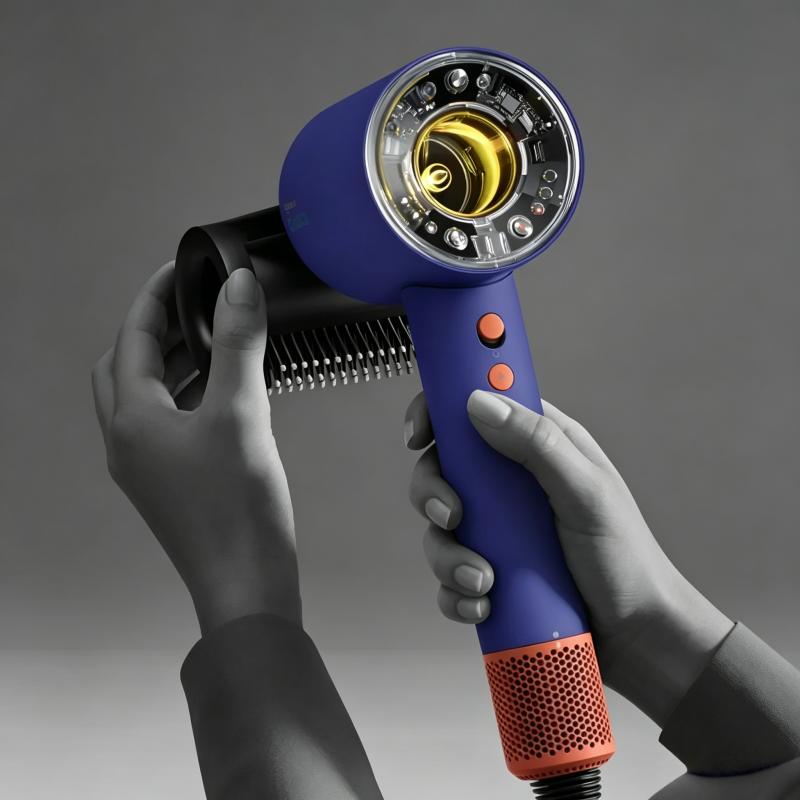 Ionic Supersonic Nural HD16 Blow Dryer Vinca Blue Hair Dryer