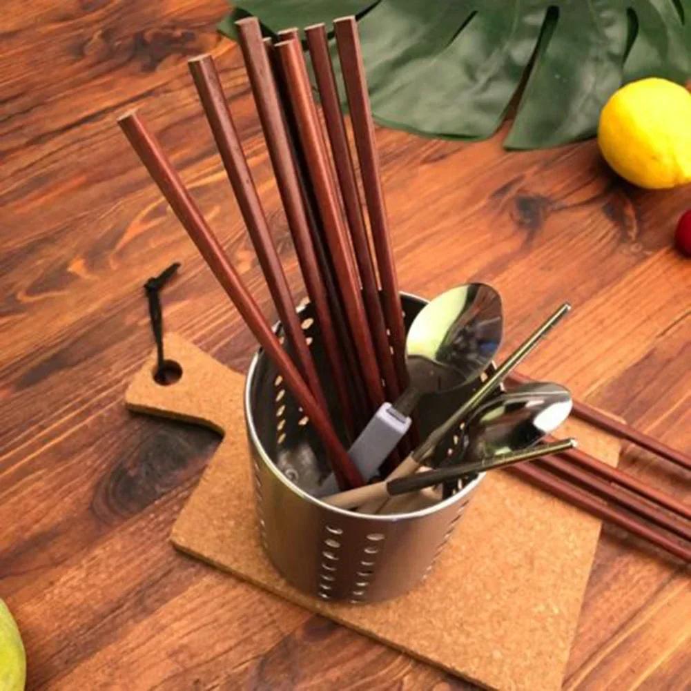 Cutlery Holder Drainer Spoon Fork Chopsticks Storage Basket Stainless Steel Rack Holder Kitchen Accessories Tools Organizer