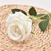 Single Velvet Strand Rose Simulation Flower Table Decor And Special Occasions