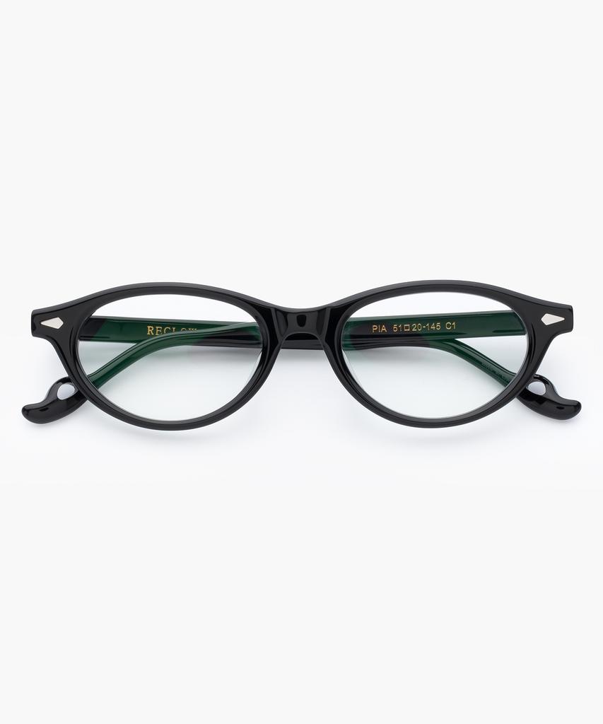 Likkeullou Rc Acetate Pia Blue Light Glasses Black