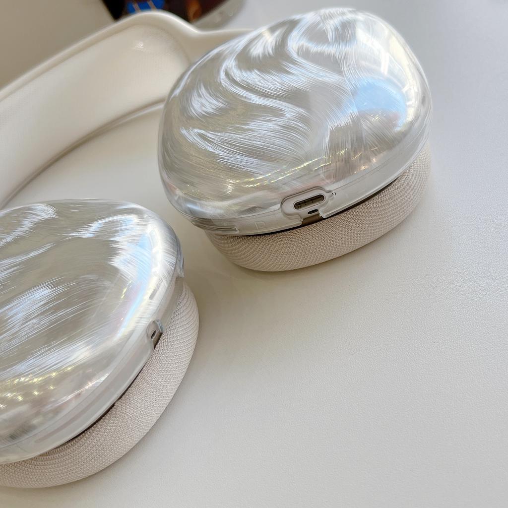 Luxury Laser IMD Earphone Case For Apple Airpods Max Cases Cool Headset Cover For AirPods Max Sleeve Shell Headphone Capa Funda