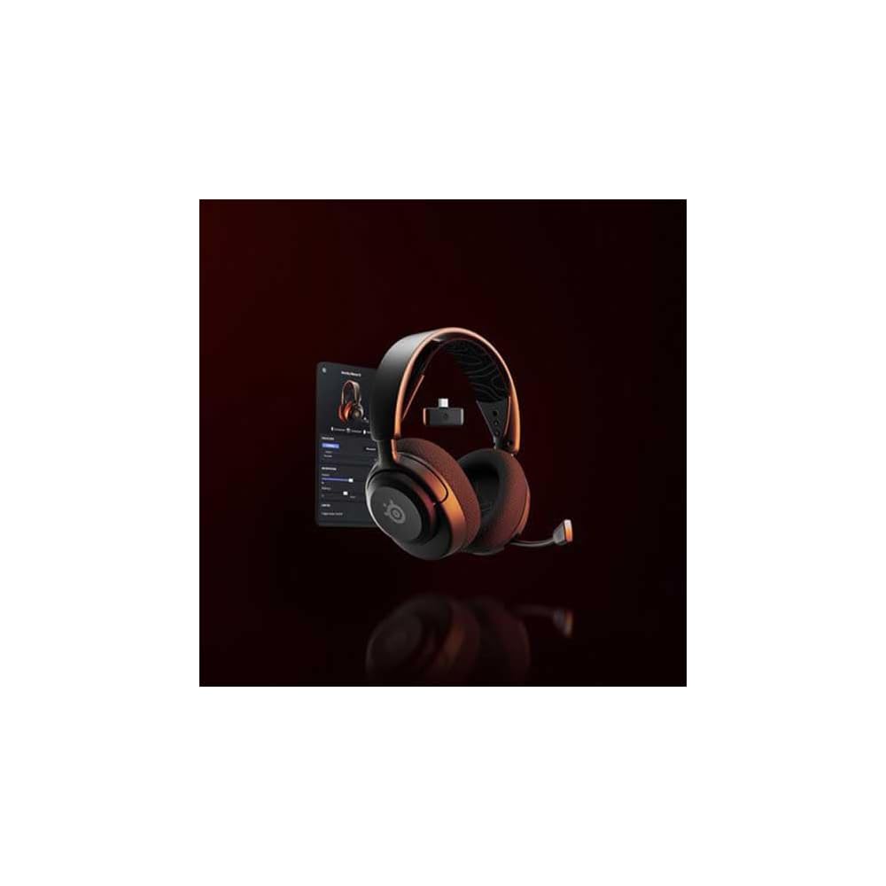 SteelSeries Arctis Nova 5 Wireless Gaming Headset Lightweight 60-Hour Battery Life Compatible with Switch PC PS5 PS4 Black