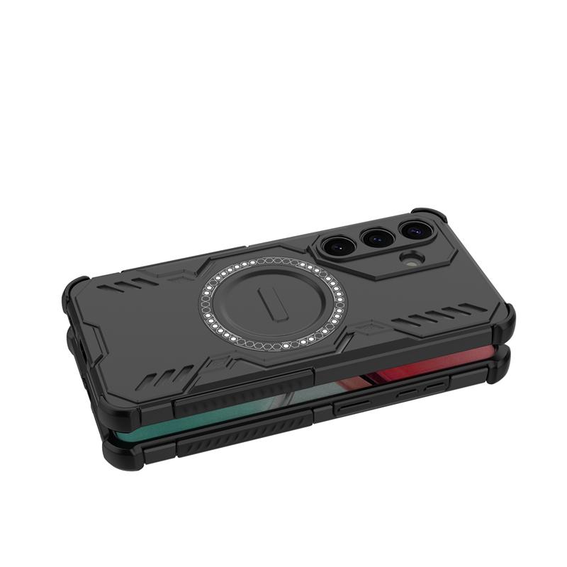 For Samsung Galaxy S26 Case Samsung S26 Pro S26Plus Armor Magnetic Adsorption Wireless Charge Cover For Samsung S26 Ultra Case