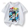 2026 Robloxing kid T-shirt Boys Game Sports Cotton T-shirt Child Cartoon Short sleeve top Casual Street Harajuku Clothes