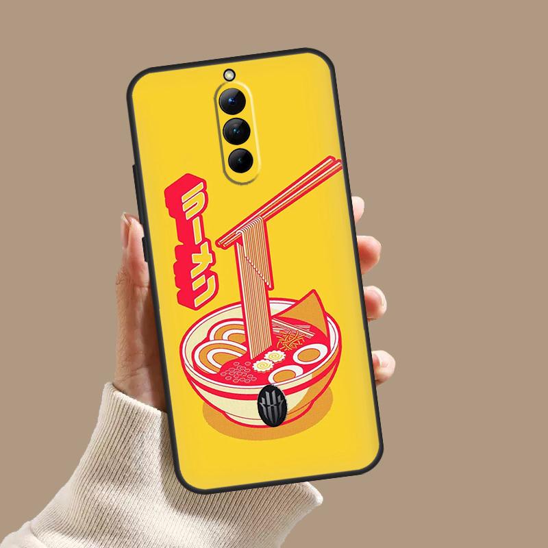 Ramen Cat Japanese Art Case For ZTE Nubia Red Magic 10S 9S 8S 8 9 10 11 Pro Plus 6 7 6S 7S Pro 5G 6R 10 Air Cover