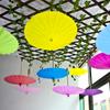 1Pc Paper Umbrella DIY Dance Folding Party Props Chinese Art Home Decoration Parasol Bamboo