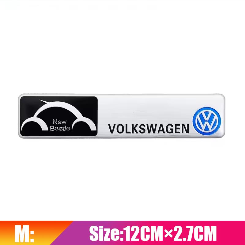 3D Metal Aluminium Badge Side Fender Badge Car Body Decoration Sticker Accessorie For VW Golf Tiguan T-Roc Polo Passat ID.4 MK7