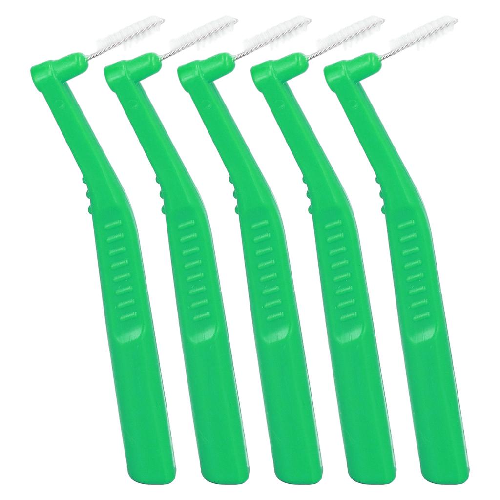 5pcs L Shaped Interdental Brushes Effective Cleaning Plaque Removal Braces Brush for Tooth Care