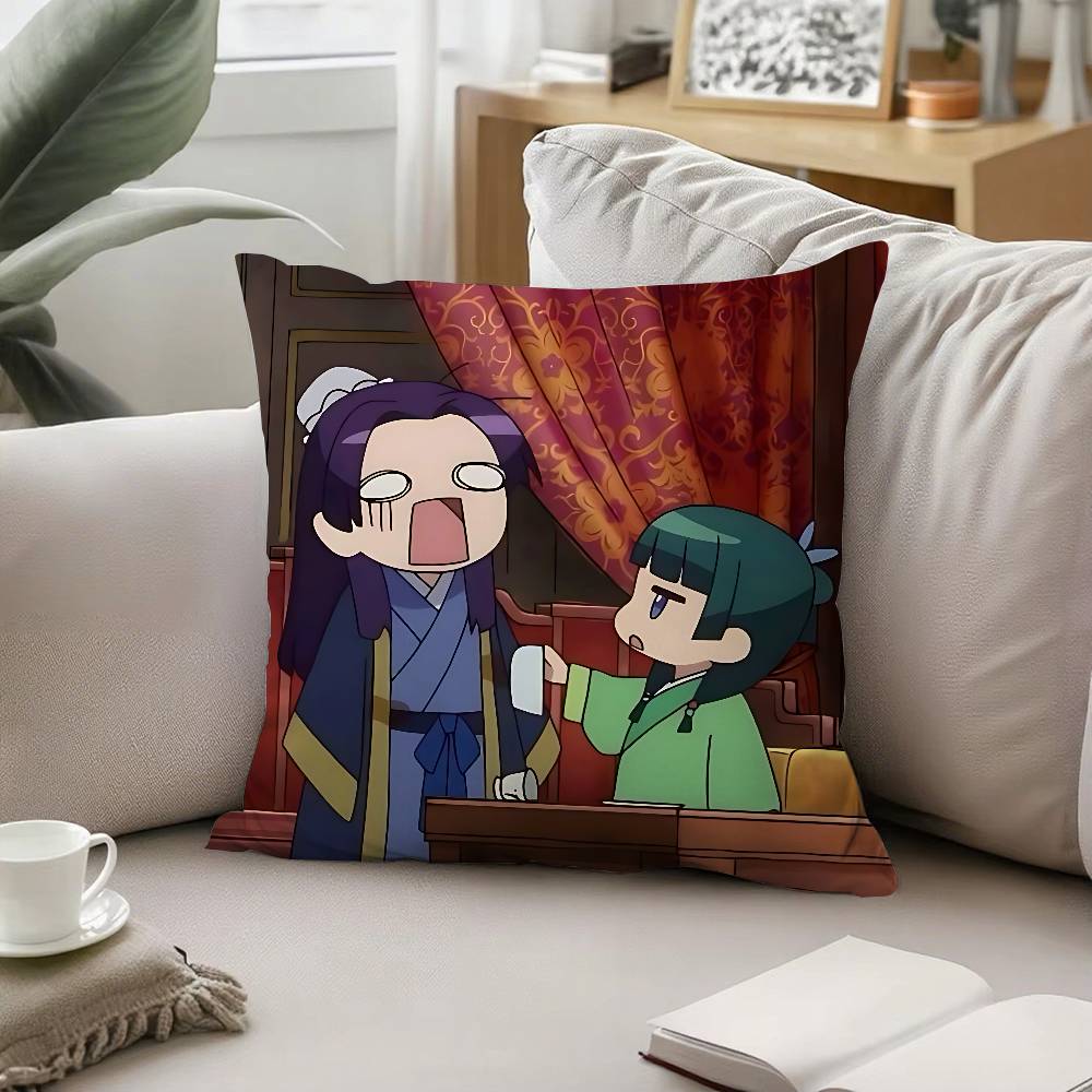 Anime AThe Apothecary Diaries Throw Pillow Covers Pattern Cushion Cover Suitable For Sofa Bedroom Car Pillow Cover