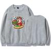Burgerpommes ICrimax Round Neck Sweater Men/Women Kawaii Hoodie Streetwear Sweatshirts Fashion Tops Casual Teenager Cloth