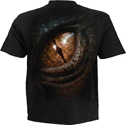 WB Studio - THE HOBBIT - SMAUG (Unisex Black Short Sleeve T-Shirts) Small M