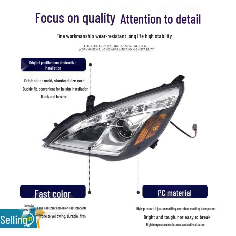 Compatible BAIC Weiwang M20 Front Headlight Assembly - Original Model