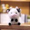 10cm Plush Keychain Exquisite Bag Decoration Lovely Cow Plush Toy Stuffed Doll Pendant Children Gift