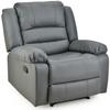 Sofas, Armchairs & Couches Fortia Luxury Recliner Lounge Chair Single Faux Leather Armchair Home Theatre Cinema Elderly Grey