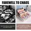 Eyeshadow Palette Organizer Clear Makeup Organiser Eyepowder Storage Tray Lipstick Holder Drawer Cosmetics Organizer For Women