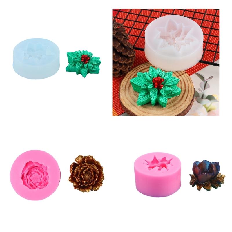 Silicone Mousse Mold Dessert Moulds Flower Shaped Chocolate Moulds Baking Supplies Fondant Moulds Gift for Baking Lover