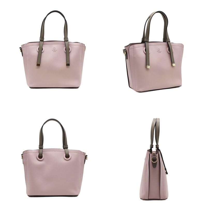 Sac fourre-tout pour femme Linle, Sac à bandoulière, Sac à main, Sac 2-en-1 avec poche avant, Sac de travail, Design simple, D.KELLY (956 Gris)