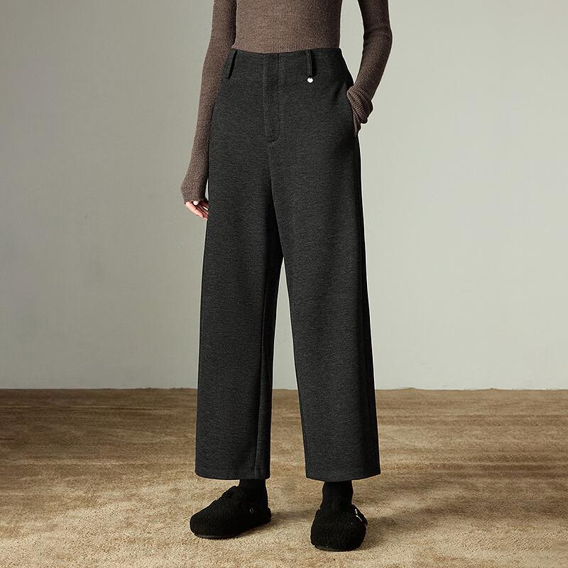 Chuyu Women's 2025 Winter Elegant Commuter Ankle-Length Pants