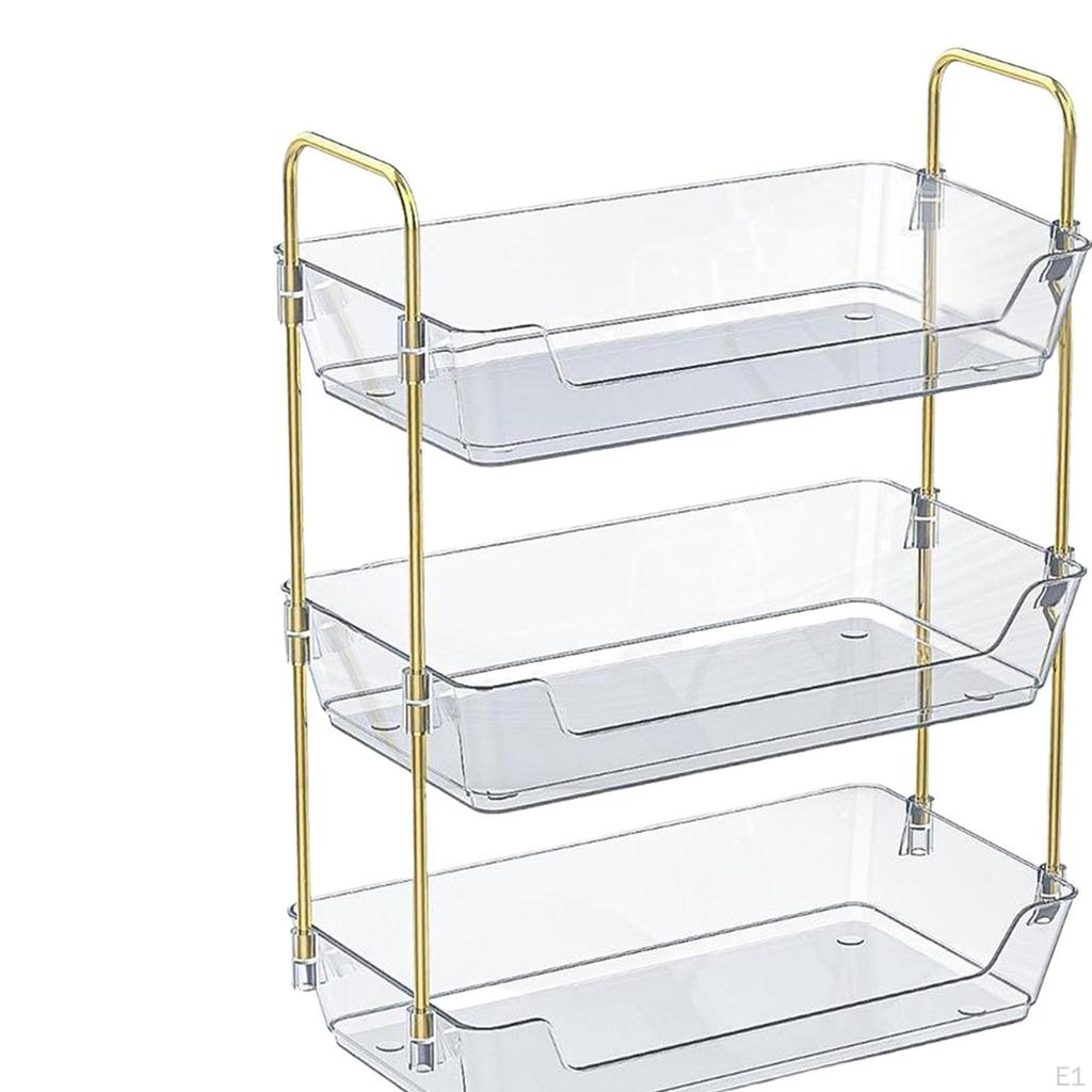 Bathroom Countertop Organizer Spice Rack Rectangular Lightweight Vanity Tray Perfume Holder