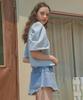 UNKNOWN PLANET Up-237 Flare Shorts Light Blue