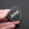 Zinc Alloy Metal Side Body Decoration Wing Guard Sticker for Jeep Compass Renegade Avenger Patriot Cherokee Liberty AKS1