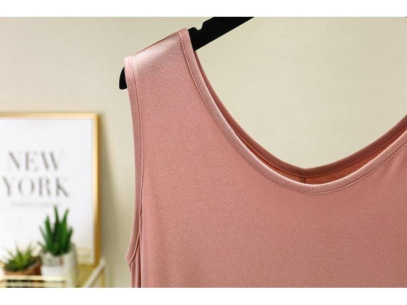 Women's Plus Size Modal Sleeveless Mid-Length Camisole Nightgown