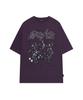 ODDSTUDIO Spooky Graphic Oversized T-Shirt - Dark Purple