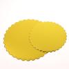 10 Pcs Cake Boards With White Golden Cake Rings, Cardboard With 6/8/10/12 Inch Cake Base, Suitable For Baking Cakes