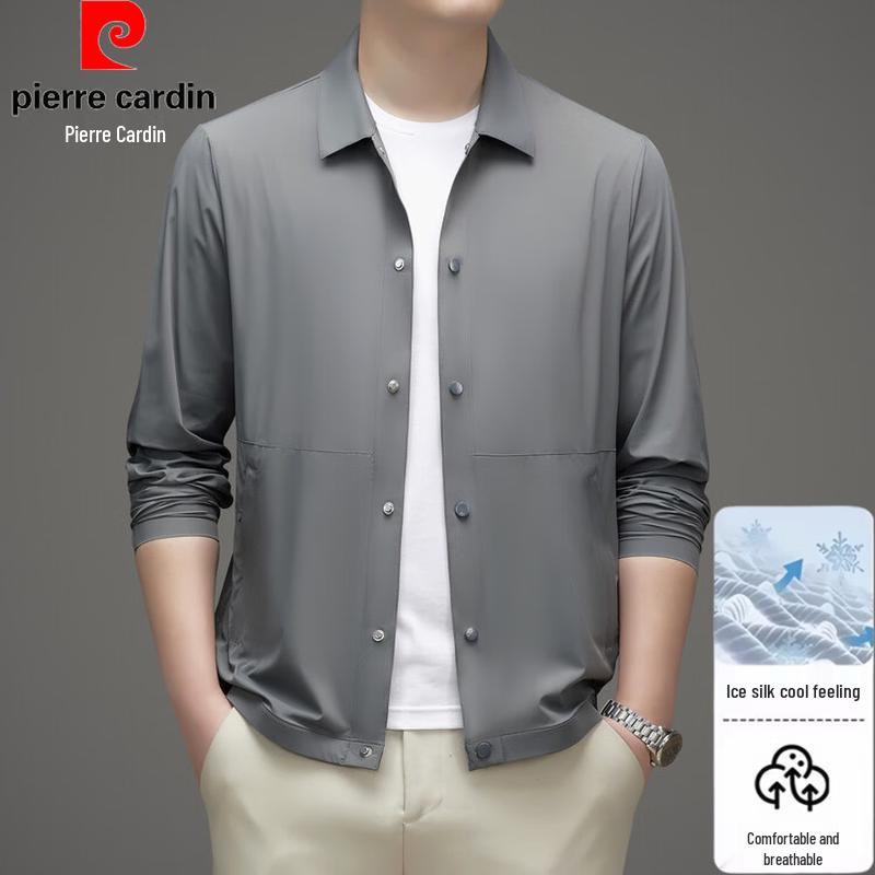 Pierre Cardin Men s Milk Silk Sun Protection Jacket M