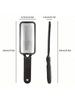 1/2pcs Stainless steel foot file, foot scrubber, foot file to remove calluses and dead skin, a must-have foot file