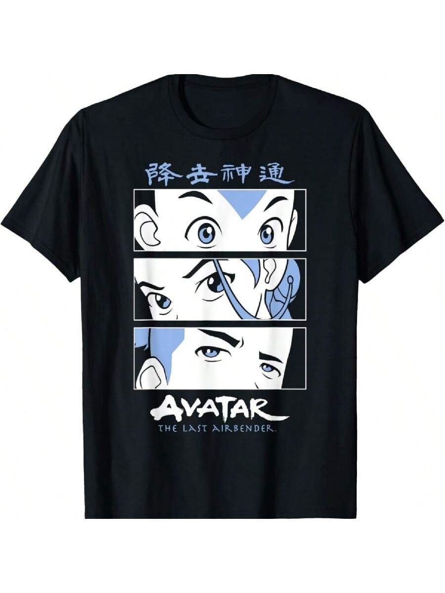Avatars The Last Airbender Group Shot Face Panels T-Shirt S разноцветный