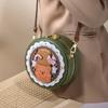 Give Your Girlfriend A Small Round Bag, Gift Bag, Women's Bag, New Handbag, Crossbody Bag, Cute Teddy Bear Bag