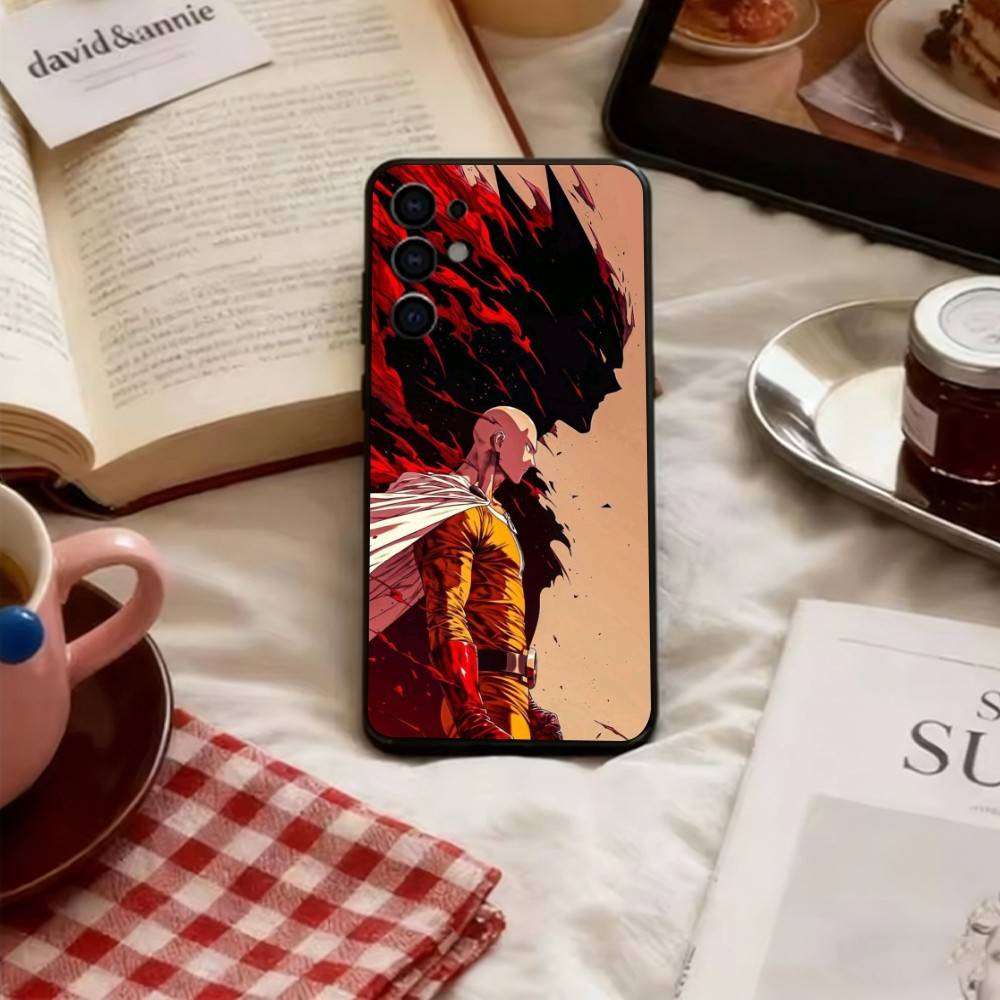 

One-Punch Man Phone Case For Samsung S25,S24,S21,S22,S23,S30,Ultra,S20,Plus,Fe,Lite,Note,10,Soft Black Cover Samsung S20plus5G