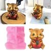 Silicone Soap Molds Squirrel Shaped Crafts Moulds Silicone Scented Candle Moulds
